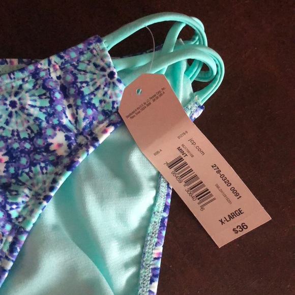 Arizona Medallion Hipster Swimsuit Bottom-Juniors - Picture 4 of 4